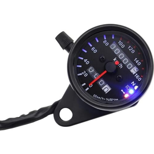 Hot Sale Motorcycle Speedometer Multi-function Universal Motorcycle Speedometer Odometer with Turn Signal Headlight Indicator