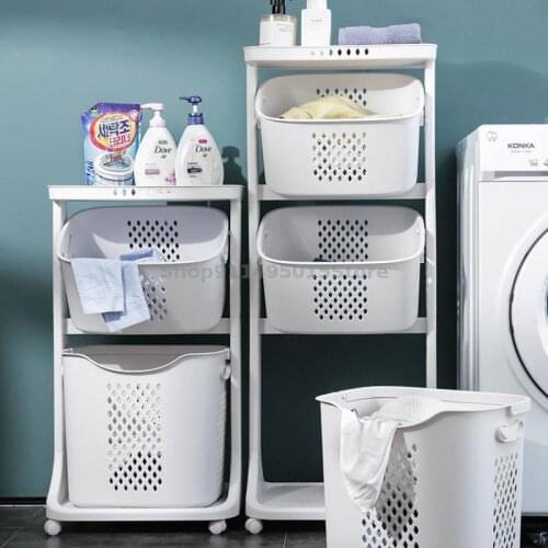 Dirty Clothes Basket Household Dirty Clothes Storage Basket Dirty Clothes Basket Toilet Rack Storage Bathroom Artifact Artifact