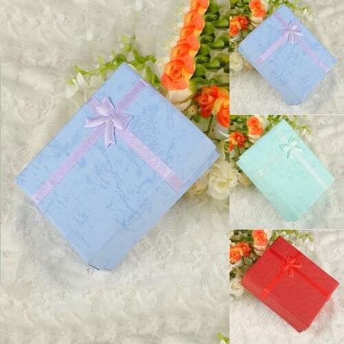 Mini Box Jewelry Ring Earring Necklace Present Gift Box Multi-color Bowknot Gift Boxes Bangle Storage Cases Small Large Gift Box