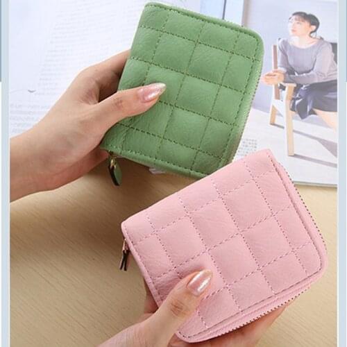 Bisi Goro 10.5*9 Ladies Mini Wallet Female Bag Short Zipper Coin Purse Card Package Gift Casual Style Holders Womens Wallet New