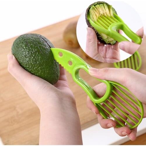 Multi Function Fruit Peeler Avocado Cutter Food Grade Plastic Butter Slicer Convenient Shea Corer Separator Safe Vegetable Tool