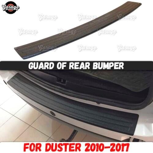 Guard of rear bumper for Renault / Dacia Duster 2010-2017 ABS plastic accessories protective plate scratches car styling tuning