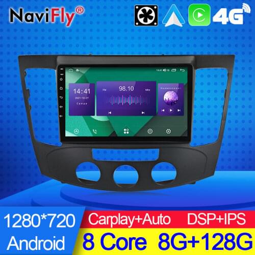 NaviFly 7862C 8Cores 6G 128G 1280*720 Android 10 All In One Car Intelligent System For Hyundai Sonata NF 2008 - 2010 Carplay DSP
