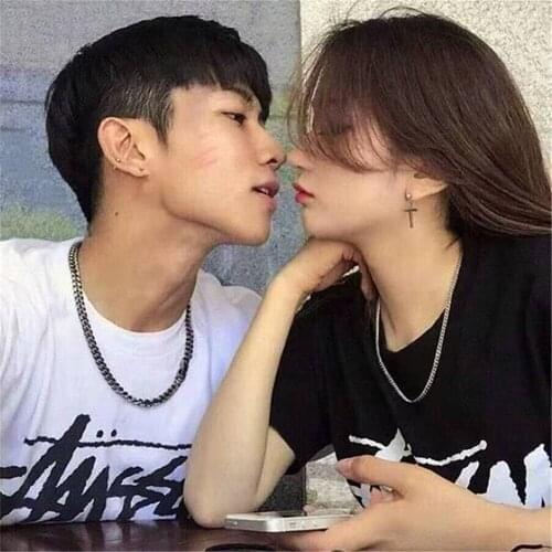 Stainless Steel Cuban Link Chain Necklace For Men And Women Hip Hop Fashion Waterproof Men Link Jewelry For Gift