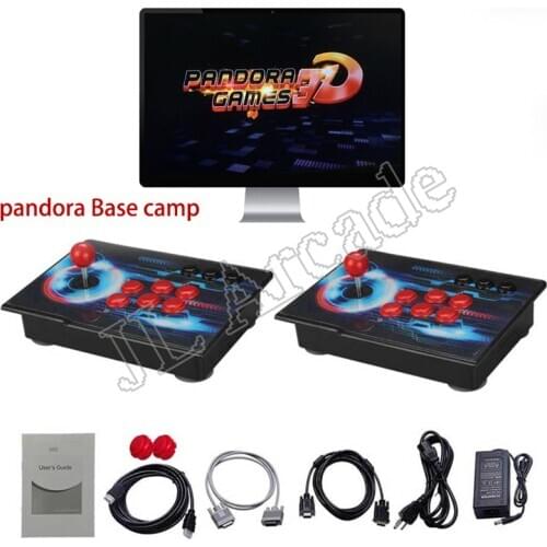Pandora XII 3188 IN 1 Game Board 51 3D Games PC Arcade Joystick Controller Retro Arcade Console Family Play Station