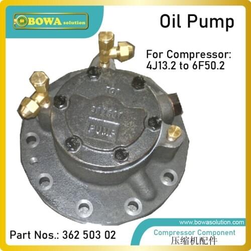 Oil pump complete is pushing oil run to lubicate mechanic parts at compressor starting stage, compatible with 4J13.2 to 6F50.2
