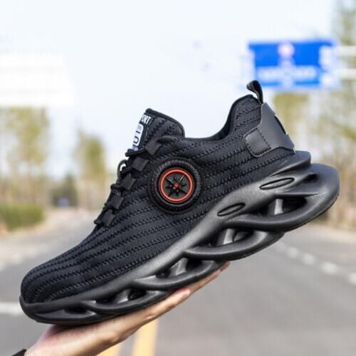 Labour Work Shoes Steel Toe Anti-smashing Outdoor Industrial Safety Shoes Reflective Breathable Shoes Security Protection Shoes