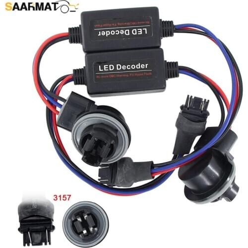 Caubus Resistor 1156 P21W PY21W T20 7440 7443 T25 3156 3157 1157 BAY15D P21/5W LED Lights Load Error Free No Flickering Decoder