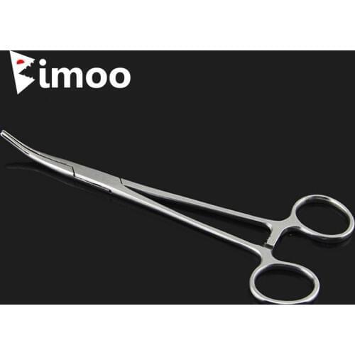 Bimoo Stainless Steel 16cm Hook Remover Disgorger Pliers Crank Nose Clamp Fishing Terminal Tool