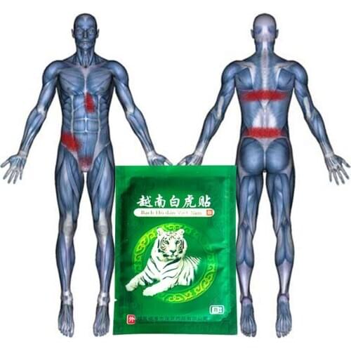 Strong Analgesic effect 8Pcs/Bag Vietnam White Tiger Arthritis Shoulder Pain Relief Plaster Rheumatism Waist Joint Knee Pain Pat