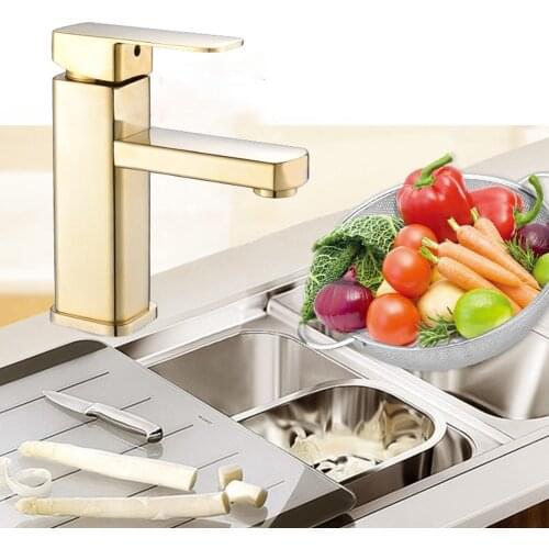 Tapware Bathroom Basin Sink Tap Waterfall Tap Water Saving Monobloc Modern Bath Mixer Frap Faucet Gold Bathroom Accessories