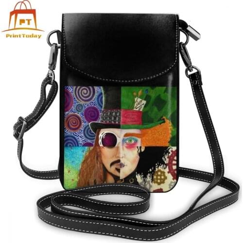 Johnny Depp Shoulder Bag Johnny Depp Leather Bag Teenage Wedding Women Bags Small Womens Multi Pocket Purse