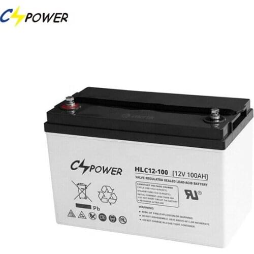 CSPOWER Solar 12 Volt 110 Ah AGM Lead Carbon Batteries Deep Cycle Solar Battery For Energy Storage Systems
