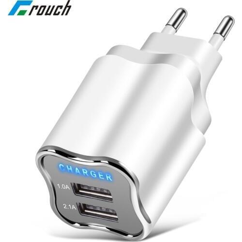 USB charger 5V 2A Mobile Phone 2 port EU/US Plug Travel Wall Charger Adapter For iPhone iPad Samsung Xiaomi Tablet Phone Charger