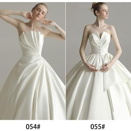 Vieruodis Satin Wedding Dresses