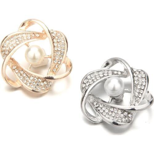 10pcs/lot The New High Quality Pearl Snap Button Jewelry 18mm Snap Button Charms Jewelry Fit Bracelet Bangles Snap Jewelry