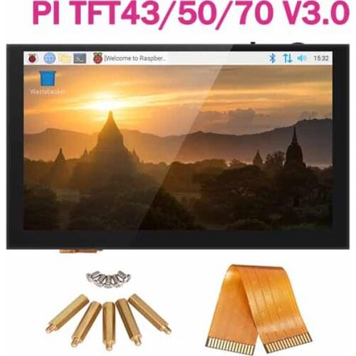 BIGTREETECH PITFT50 V1.0 Raspberry Pi LCD 5 Inch 800*480 Display DSI Octoprint For Raspberry Pi 4/3 3B+/2B/A 3D Printer Parts