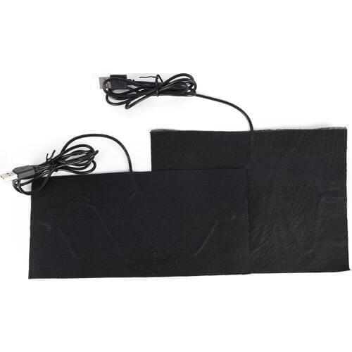 1PCS 2 Sizes 5V Carbon Fiber Heating Pad Hand Warmer USB Heating Film Electric Winter Infrared Fever Heat Mat