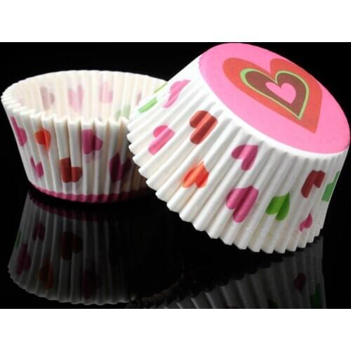 100pcs Cake Paper Cups Party Decorations Oil-proof Cake Paper Cup Baking Tools Cake Supplies Cupcake Holder Party Supplies