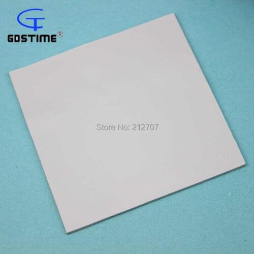 5pcs Gdstime 100x100x1.5mm White Conductive Heatsink Compounds Thermal Pads