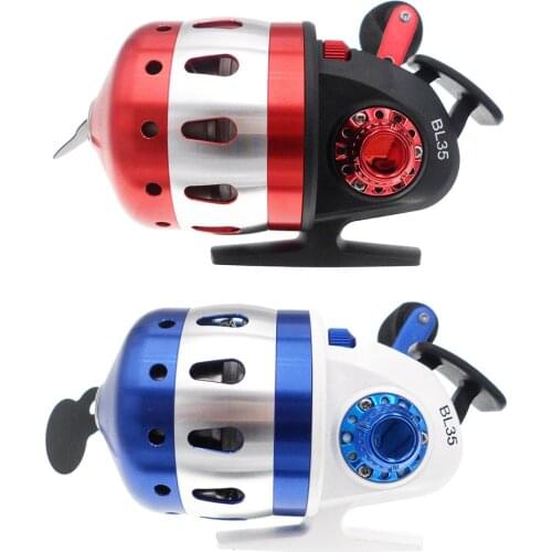 7BB Bow Slingshot Fishing Spincast Reel Closed Fishing Reel Gear Ratio 3.6:1