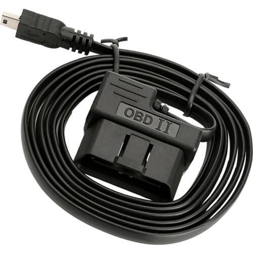 Car Head Up Dispaly OBD II 2 16 Pin to Mini USB Connection Cable 1.8 Meter