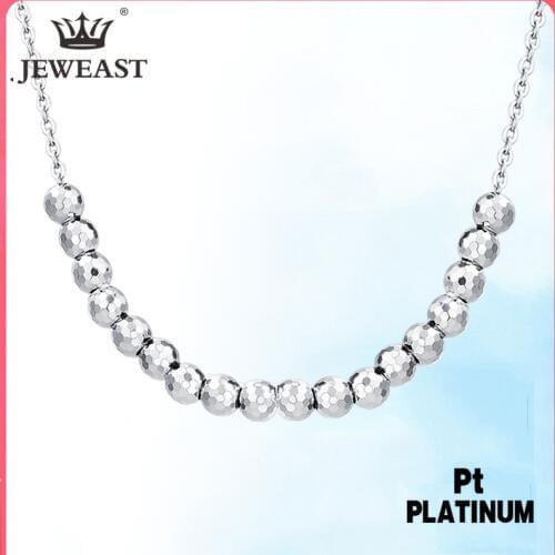 SSQY Pt950 Pure Gold Necklace Real Platinum Solid Gold Chain Mens Good Simple Upscale Classic Fine Jewelry Hot Sell New 2020