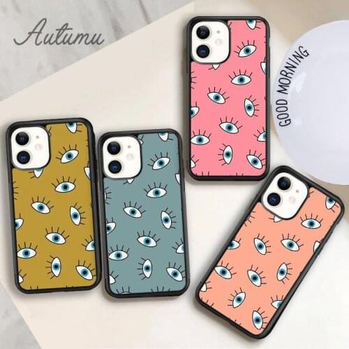 Eye See You Phone Case for iPhone 11 12 Pro Max mini X XR XS SE 2020 5 6S 7 8 Plus Samsung Galaxy S8 S9 S10 Cover shell