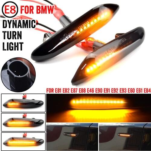 For BMW E90 E91 E92 E93 E60 E87 E82 E46 Dynamic LED Turn Signal Light Side Marker Lamp Repeater Indicator Bulb Car Assessories
