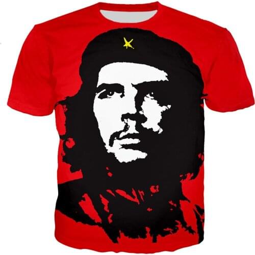 Che Guevara T-Shirts Men Women New Fashion Cool 3D Print Tshirt Casual Boy Girl Birthday Party Gift Clothes Tee