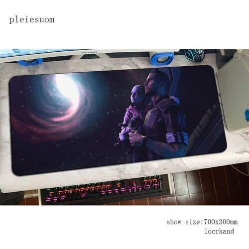 Mass effect mouse pad gamer 800x300x3mm cute notbook mouse mat gaming mousepad large hot sales pad mouse PC desk padmouse mats