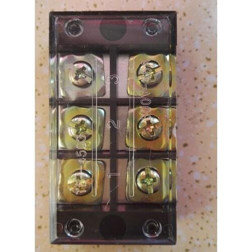Terminal Block TB-4503 45A 600V 3-bit Wiring Board Row Junction Connector for Spot Welding Welder Machine Accessories Parts