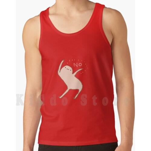 Clip tank tops vest sleeveless Honest Blob Says No Honest Blob Honest Blob No Nope Human Illustrated Thing Go
