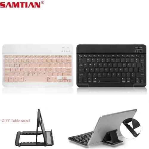 SAMTIAN Mini Keyboard Wireless Bluetooth Keyboard Support Android ios Windows System For ipad Phone Tablet Gift Tablet stand