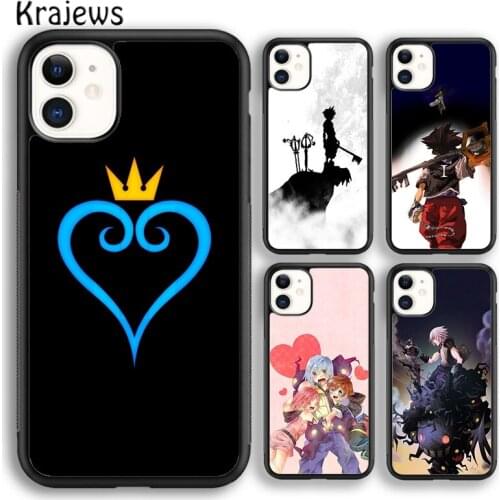 Krajews Anime Kingdom Hearts Soft Phone Case Cover For iPhone 5 SE 6s 7 8 plus X XR XS 11 12 pro max Samsung Galaxy S8 S9 S10
