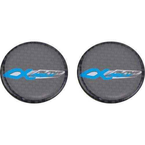 KODASKIN Motorcycle Stickers Raise 3D Emblem Carbon Decals for PGO ALPHA MAX