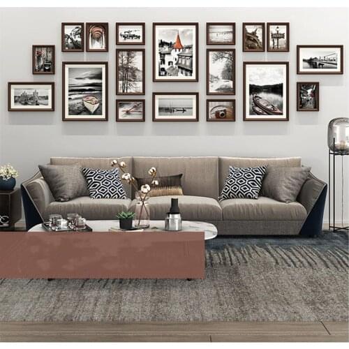Photo Wall Decoration Free Punch European Style Photo Frame Living Room Wall Photo Frame Creative Photo Album Box SetCombination