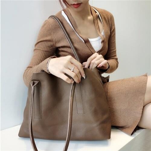 2021 New Handle Bag Exquisite Women Large Capacity Commuter Bag High Quality Leather Fashion Tote Bag For Women