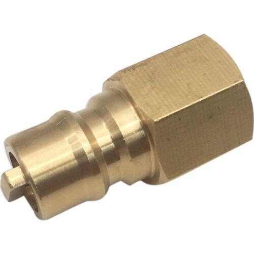 Propane Brass Quick Connect Fitting Adapter Female Plug x 3/8' NPT For RV BBQ