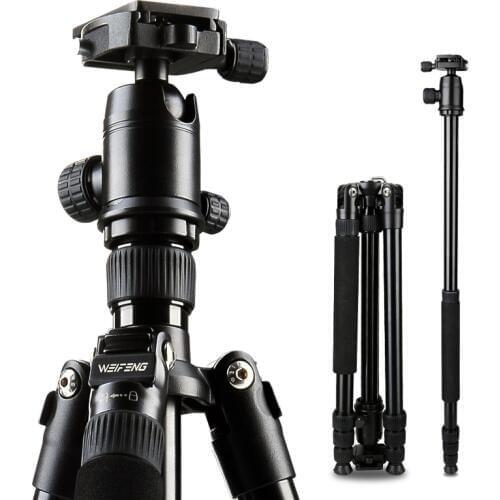 Tripod Weifeng WF-6620A Aluminum Alloy Reflex Tripods The Portable Travel Photography Tripod For SLR DSLR Digital Camera