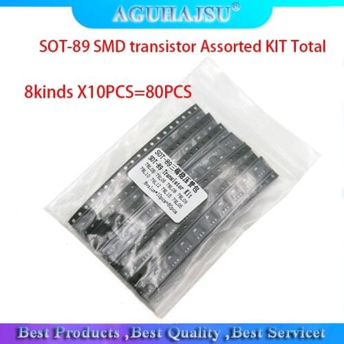 SOT-89 SMD transistor Assorted KIT Total 8kinds X10PCS=80PCS contains 78L05 78L06 78L08 78L09 78L10 78L12 78L15 79L05