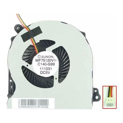 SUNON MF75120V1-C140-G99 DC 5V 3-Wire Server Cooling Fan