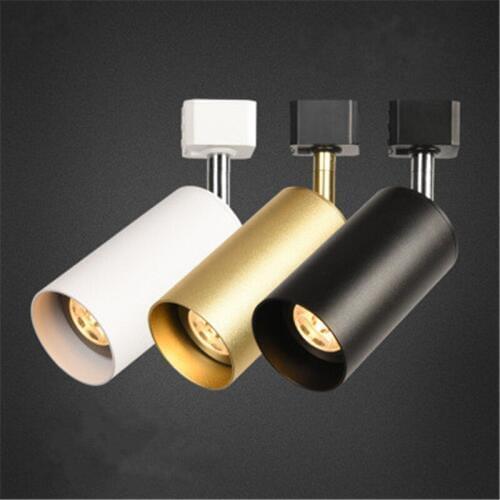 LED Track Lights 3W/5W/7W/10W AC85-265V COB Rail Light Shop Clothing Store Rails Spotlights Indoor Lighting