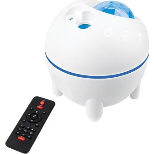 Light Show Starry Sky Moon Water Pattern Lamp Childaren Badroom Bluetooth Audio Atmosphere Projector Led Music KTV Disco Club