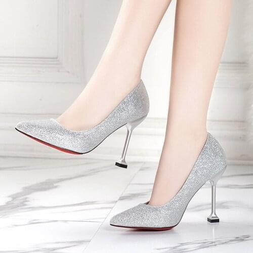 Womens Pumps Shoes Classic Fashion Microfiber Leather Summer Sexy Lady Dress Wedding Party High Heels Shoes For Women 2021