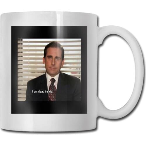 The Office The Office Tv Series Tv Show Amazing Dead Inside Mood 2020 High Q Mug Cup