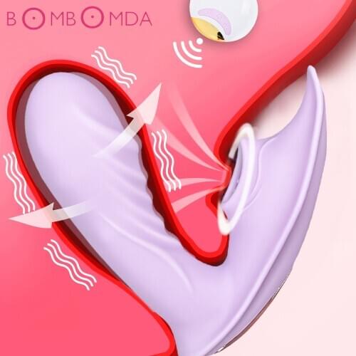 Vaginal Sucking Swing Vibrator 7 Speed Heating Oral Sex Suction Clitoris Stimulator Female Masturbation Erotic Sex Toy for Woman