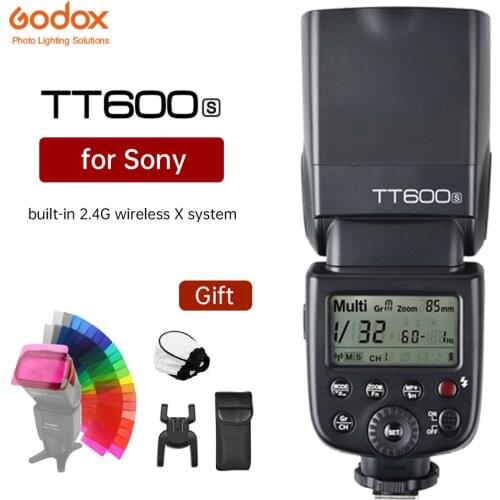 GODOX TT600S GN60 Flash Light Master Slave Speedlite 2.4G Wireless X System for Sony DSLR Camera A7S A7 A7R II A7MII A6000 A6300