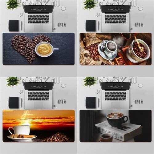 YNDFCNB Top Quality Coffee Picture Natural Rubber Gaming mousepad Desk Mat Free Shipping Large Mouse Pad Keyboards Mat