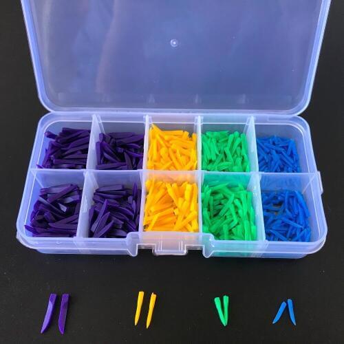 800 PCS 4 Sizes Dental Disposable Teeth Diastema Wedges Denture Material Supply